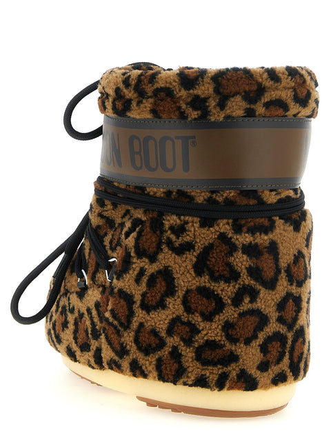 Moon Boot Animalier Icon Low Ankle Boots