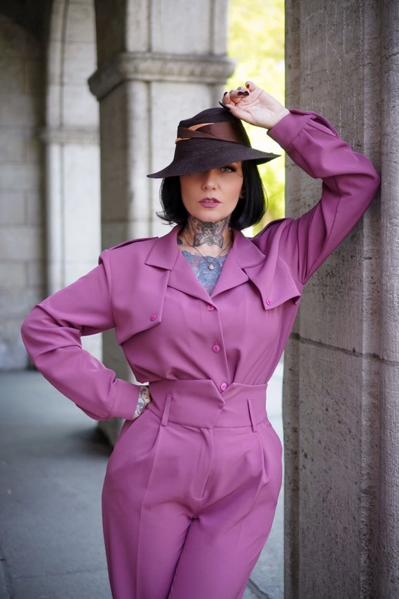 80's Old Pink Shirt-Shirts-Pivoine Signature-S-Urbanheer