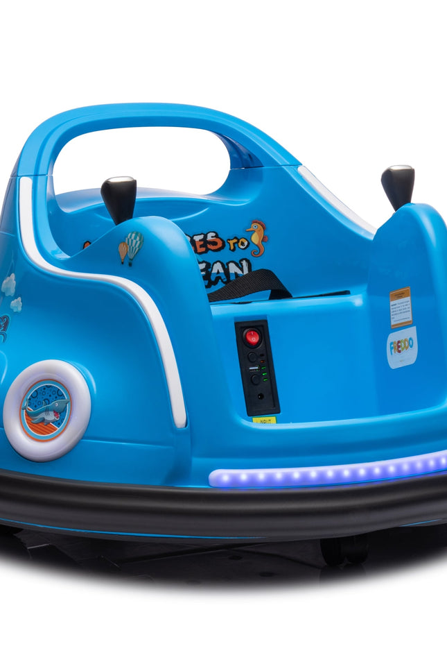 12V Freddo Bumper Car 1 Seater Ride On For Kids