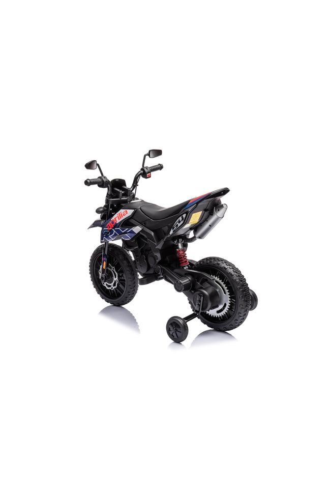 12V Aprilia Motorcycle 1 Seater Ride-On-Toys - Kids-Freddo Toys-White-Urbanheer