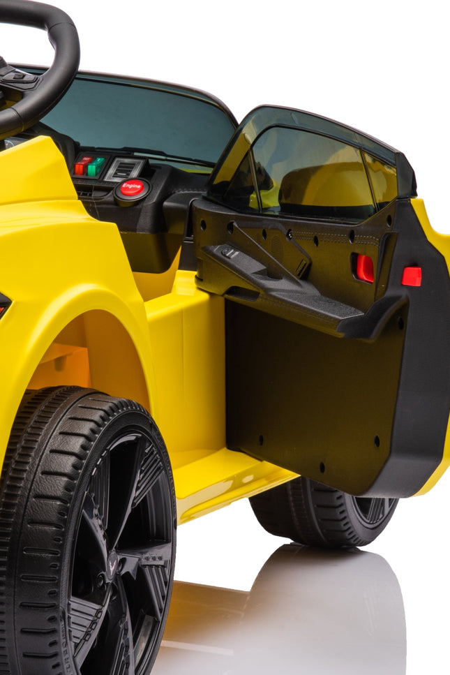 12V Chevrolet Corvette C8 Stingray 1-Seater Kids Ride-on Car-Ride On Cars-Freddo Toys-Urbanheer