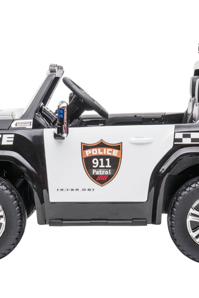 24V GMC Sierra Denali 2 Seater Police Ride-on Truck-Ride On Cars-Freddo Toys-Police-Urbanheer