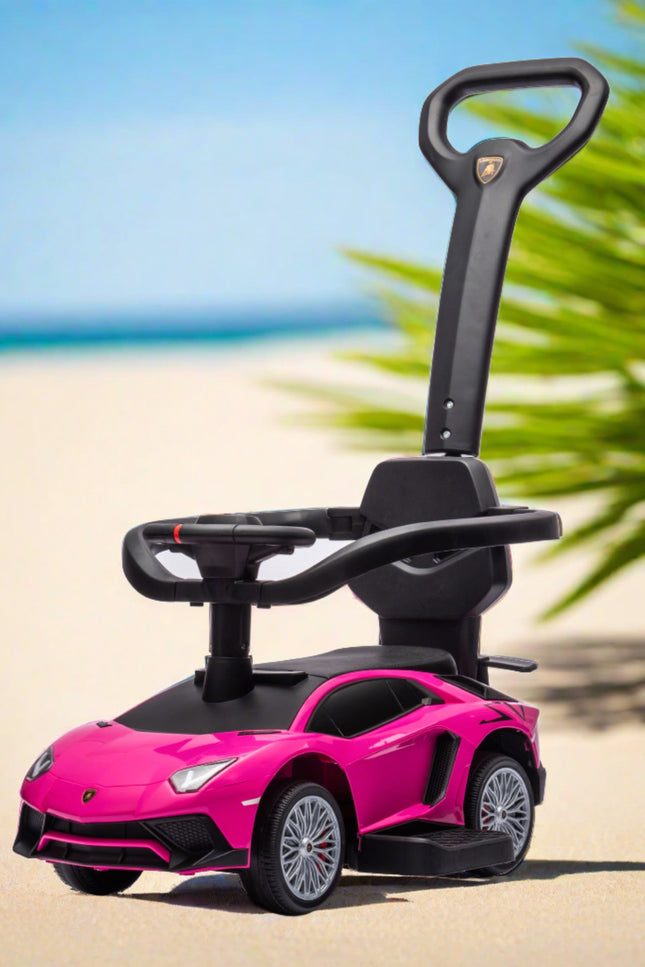 Lamborghini 3-in-1 Kids Push Ride on Toy Car