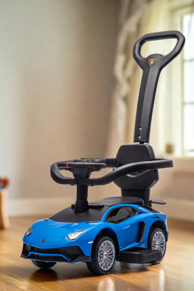 Lamborghini 3-in-1 Kids Push Ride on Toy Car