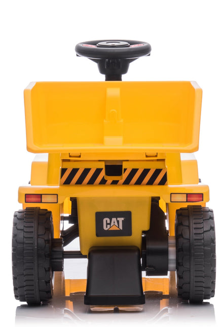 6V CAT Dump Truck Ride-on Toy-Ride On Cars-Freddo Toys-Yellow-Urbanheer