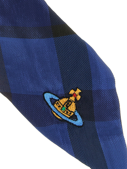 Vivienne Westwood Fraser Large Tartan Hair Elastic