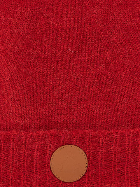 Vivienne Westwood Orb Patch Beanie