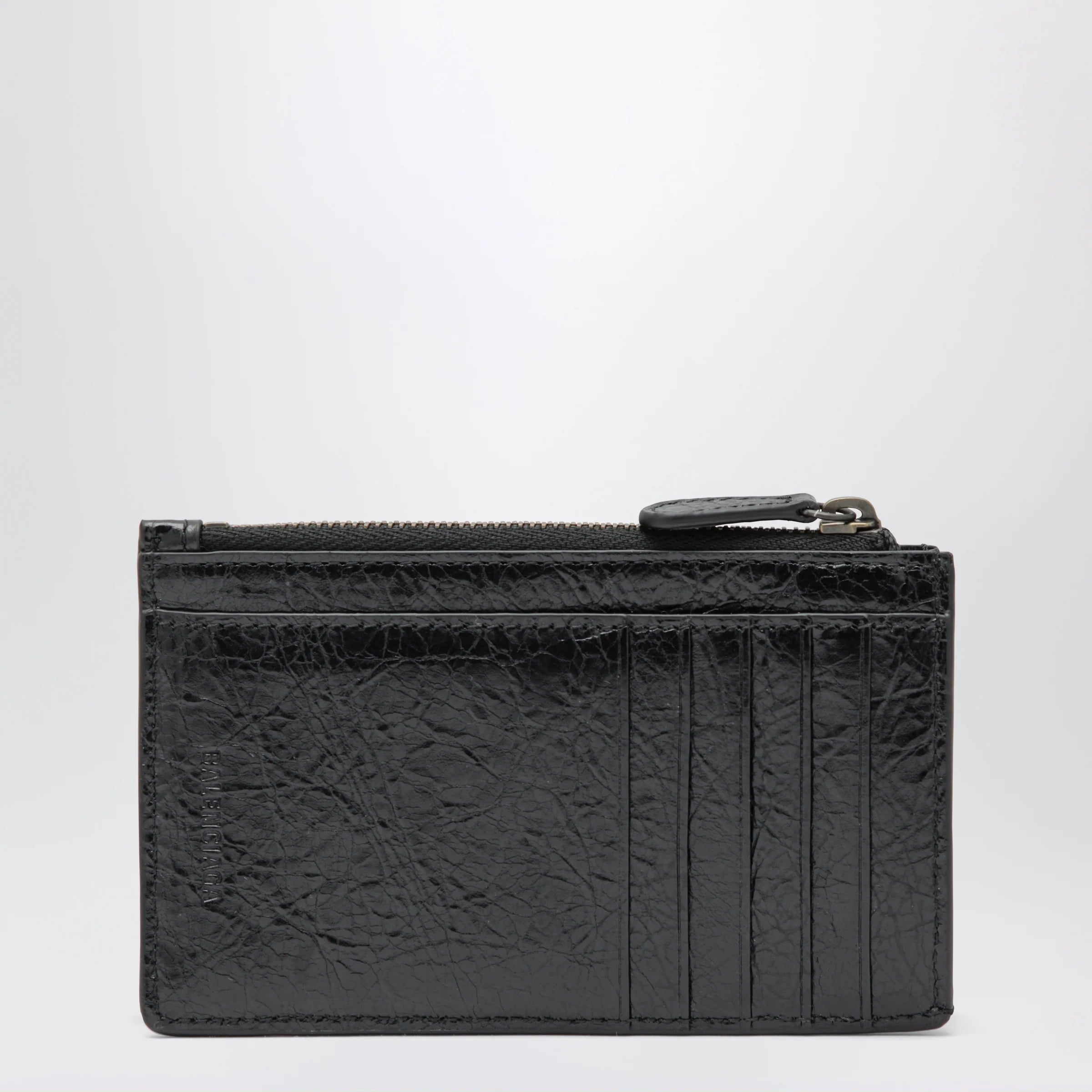Balenciaga Black Le City cardholder with coin pocket