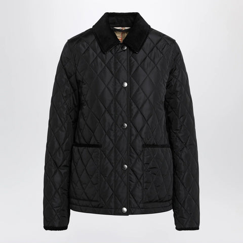 Burberry Black quilted nylon jacket