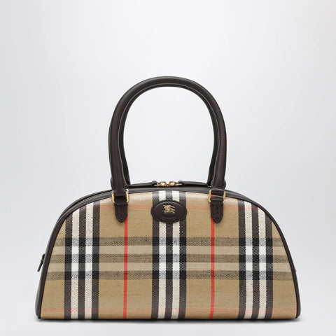 Burberry Sand Highlands Check Bag