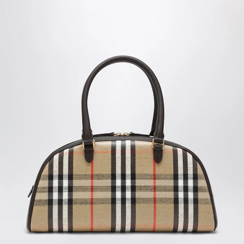 Burberry Sand Highlands Check Bag