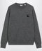 Burberry Grey Wool Crewneck Sweater