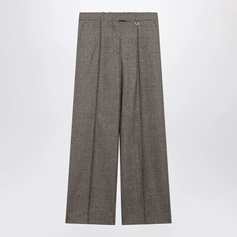 Burberry Prince of Wales Wool-Blend Trousers