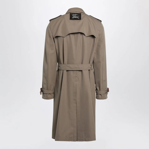 Burberry Short Foxfield trench coat in cotton and silk