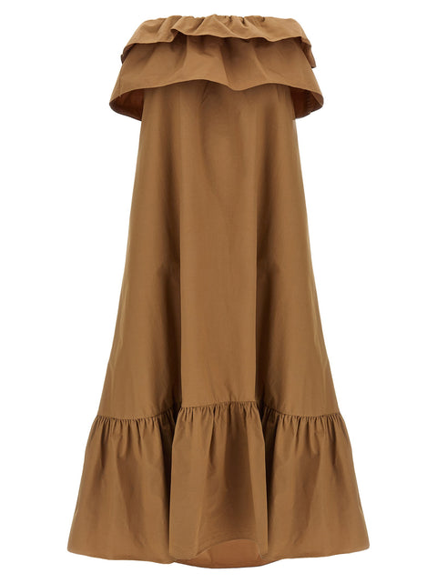 Saint Laurent Flounce Dress