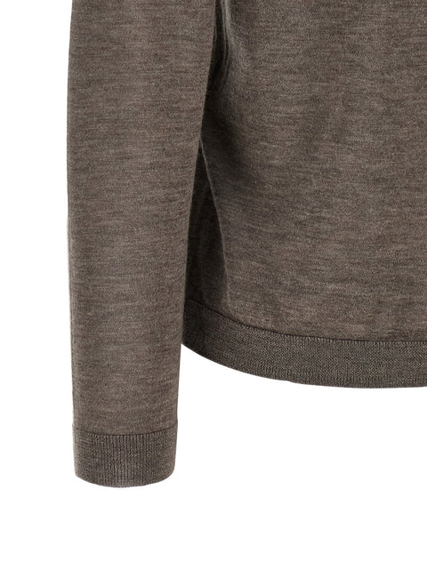 Co Sweater With Rolled Neckline