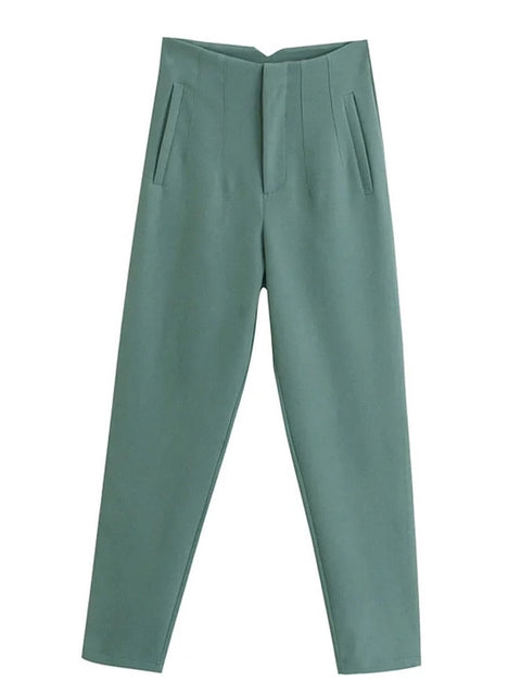 Women Formal Pants "Zara's Best Seller" 25 Color Available-Pants-Heer Decor-XS-GR-Urbanheer