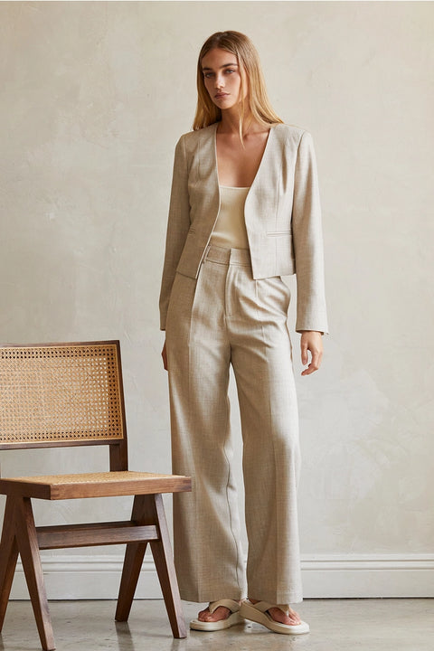 Luna Pleat Front Trouser
