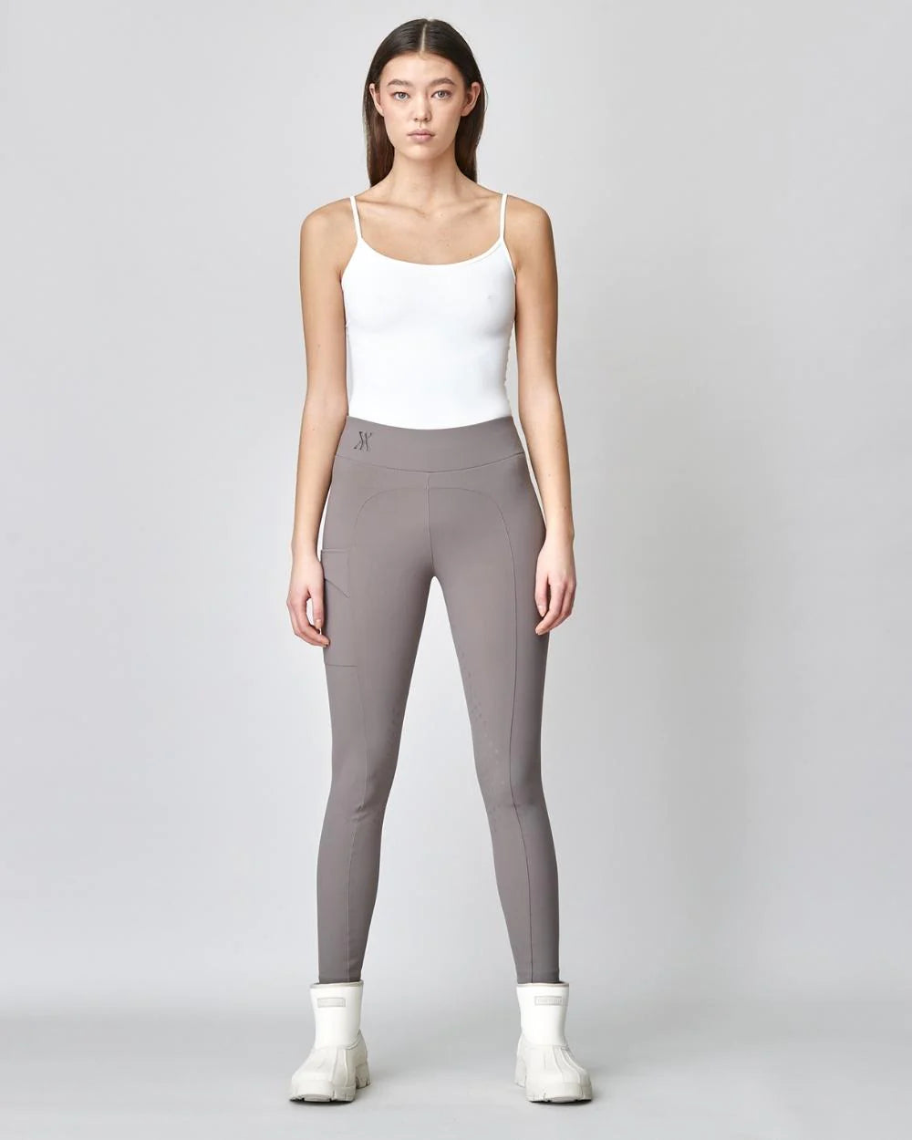 Compression Pull-On Riding Breeches Taupe-Breeches-Yagya-Taupe-XXS-Urbanheer