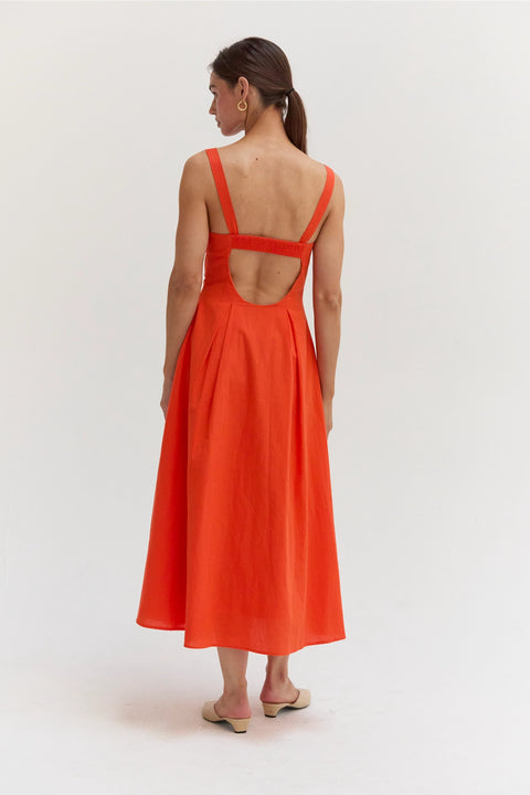 Valerie Bustier Fit and Flare Dress