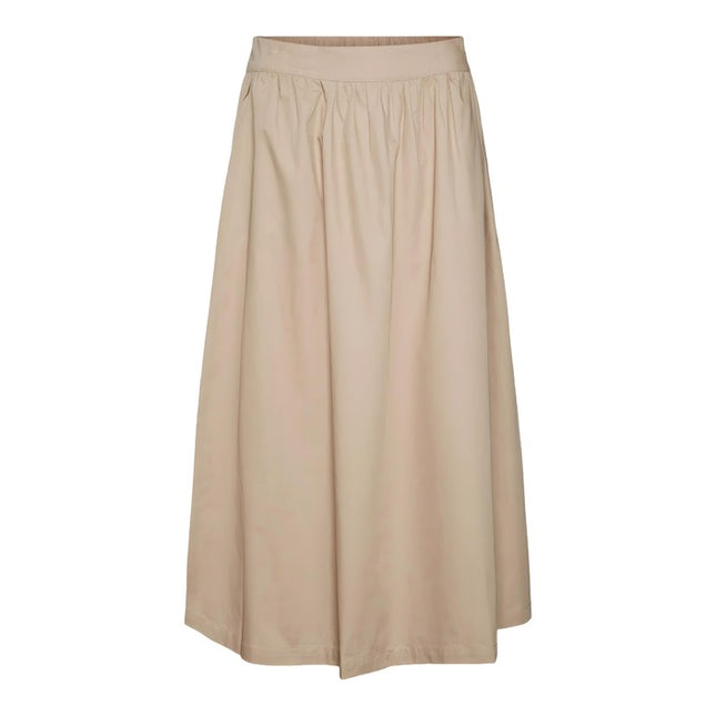 Vero Moda Women Skirt-Clothing Skirt-Vero Moda-beige-XS-Urbanheer