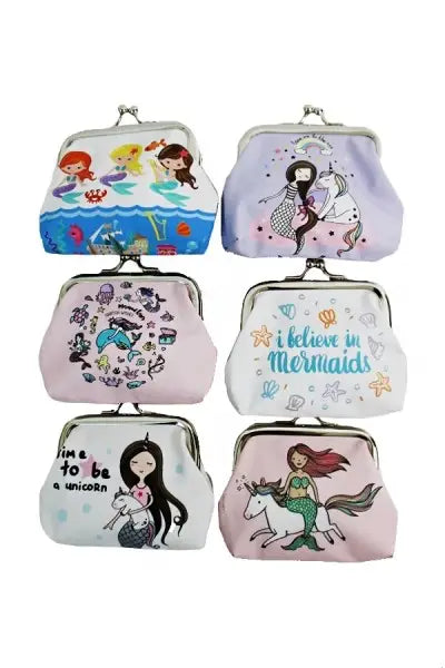 Little Mermaid Collection Coin Purse (12 Pieces)-Cap zone-Urbanheer
