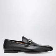 GUCCI Black moccasin with buckle
