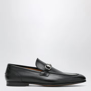 GUCCI Black moccasin with buckle