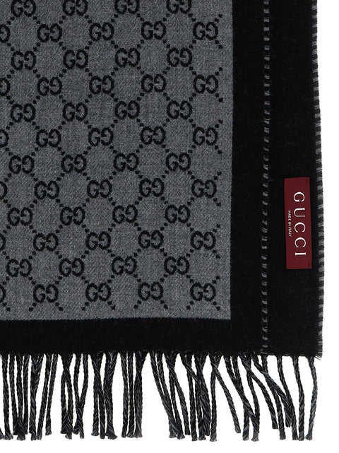 Gucci Gg Jacquard Scarf