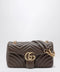 GUCCI Medium GG Marmont shoulder bag in taupe leather