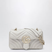 GUCCI Small white GG Marmont shoulder bag
