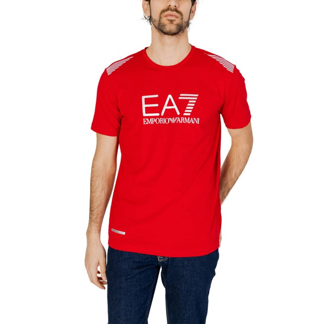 Ea7 Men T-Shirt-Clothing T-shirts-Ea7-red-S-Urbanheer