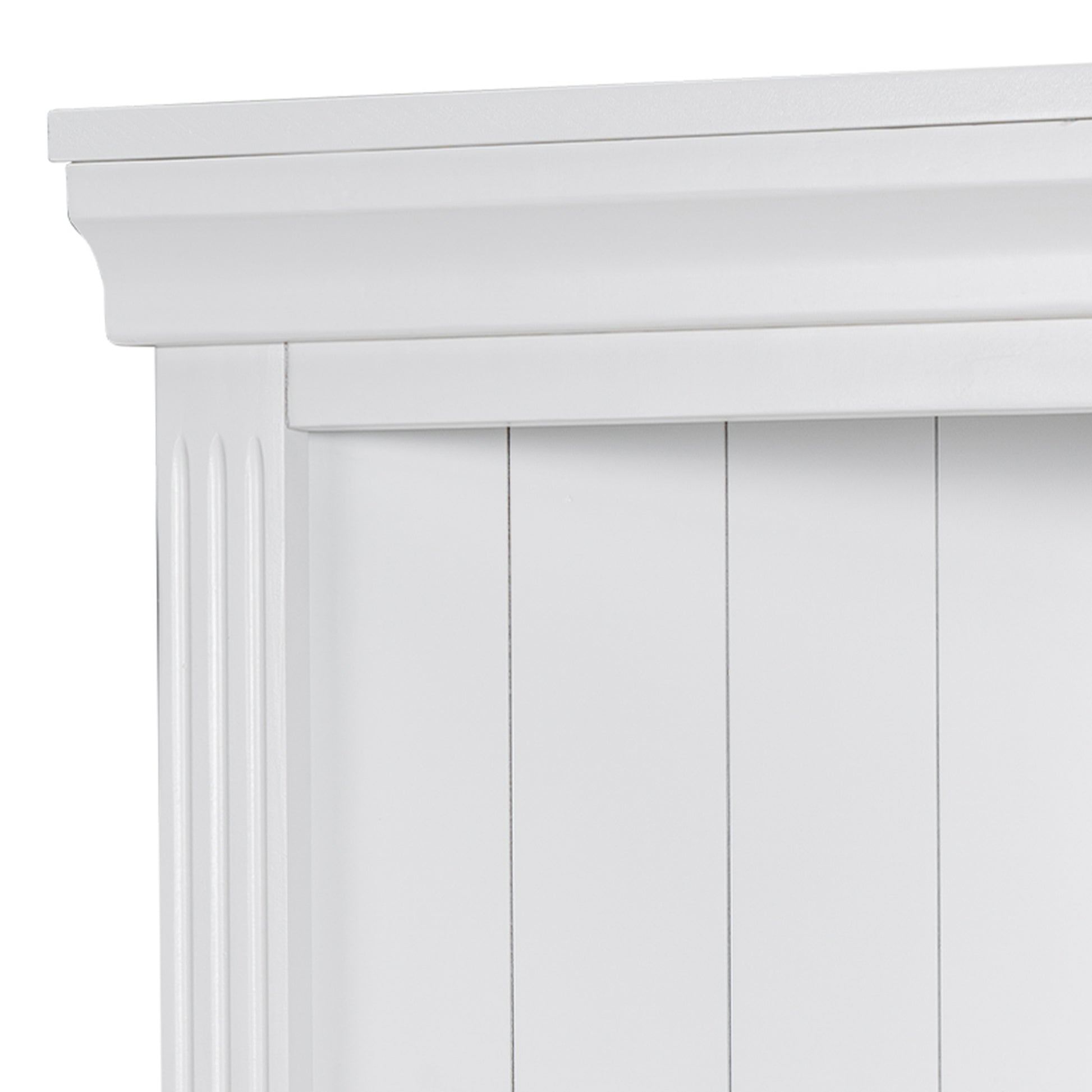 83.4'Tall Modern Corner Shelf,5 Tier Corner Bookcase with LED Light, Storage Standing Shelf Unit,-UH Decor-Default-Urbanheer