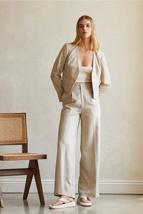 Luna Pleat Front Trouser