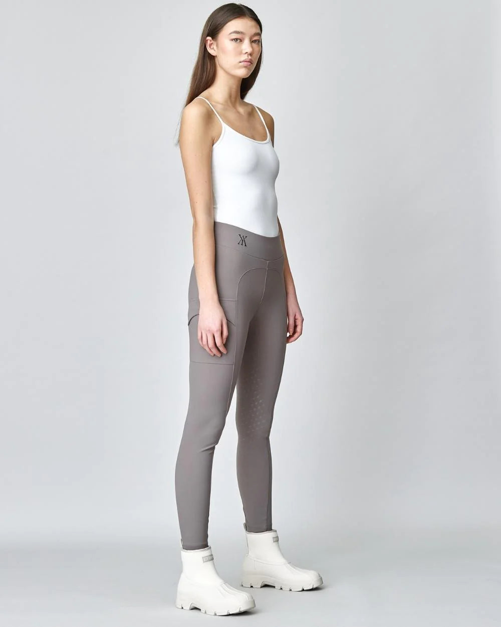 Compression Pull-On Riding Breeches Taupe-Breeches-Yagya-Taupe-XXS-Urbanheer