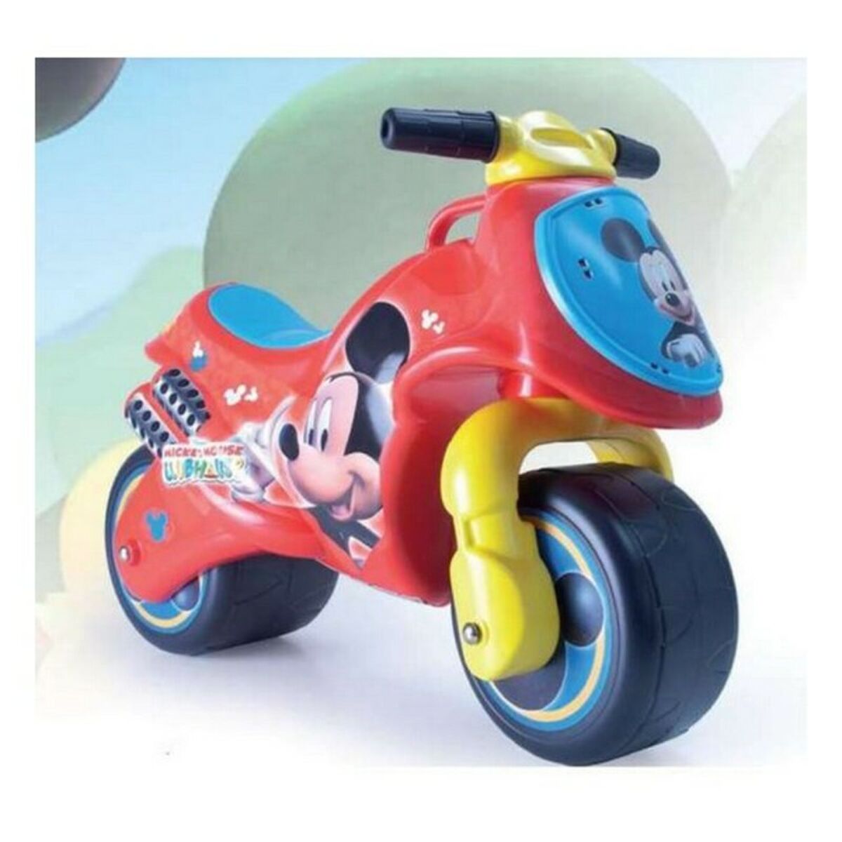 Foot to Floor Motorbike Mickey Mouse Neox Red (69 x 27,5 x 49 cm)-Toys and games, Sports and outdoors-Mickey Mouse-Urbanheer