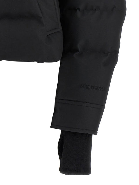 Alexander McQueen Cropped Down Jacket