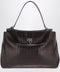 Balenciaga Rodeo mini handbag in espresso crocodile-embossed leather