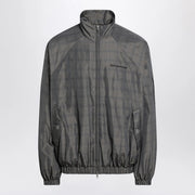 Balenciaga Grey/blue nylon zip-up jacket
