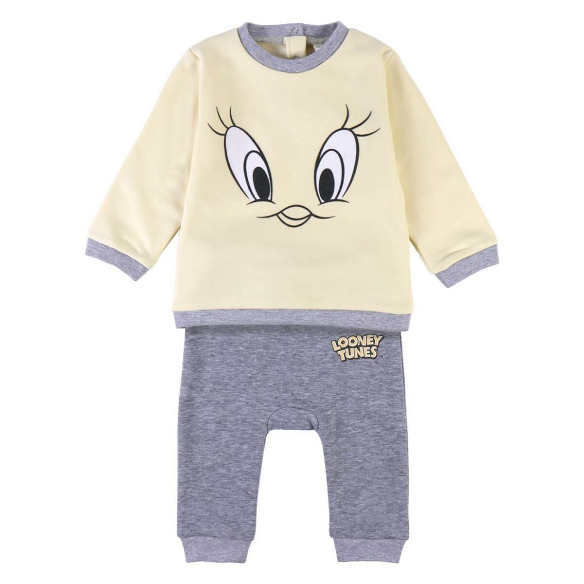 Children’s Tracksuit Looney Tunes Yellow-Sports and outdoors, Fitness and exercise-Looney Tunes-Urbanheer