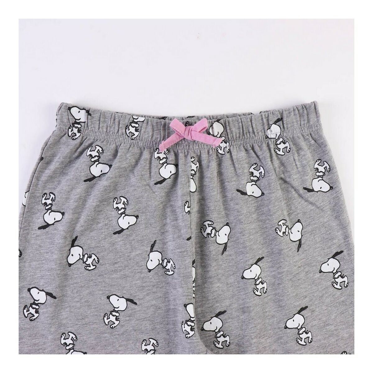 Pyjama Snoopy Grey Lady-Clothing, Women-Snoopy-Urbanheer