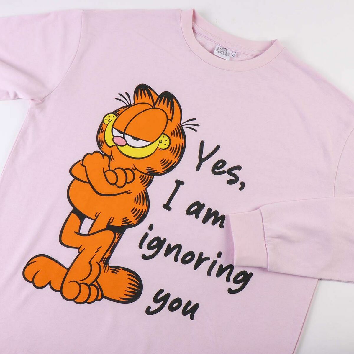 Pyjama Garfield Light Pink-Clothing, Women-Garfield-Urbanheer