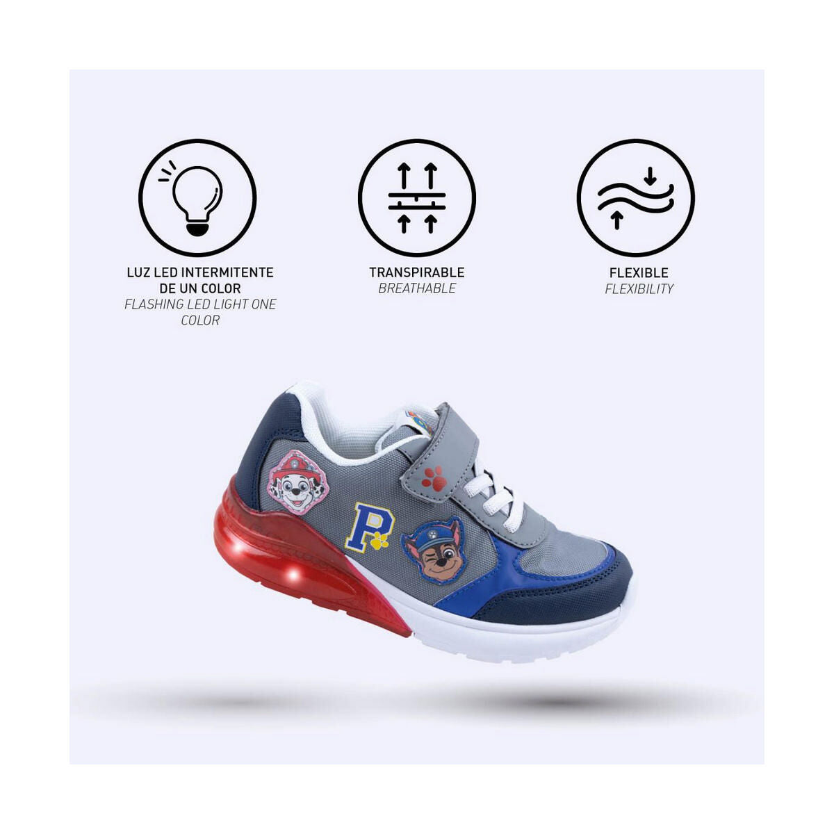 LED Trainers The Paw Patrol-Shoes and accessories, Shoes-The Paw Patrol-Urbanheer
