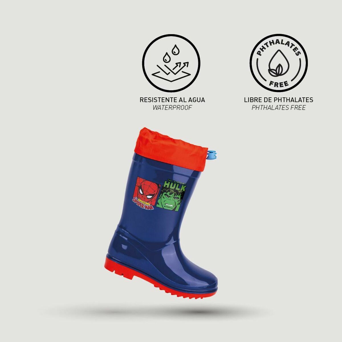 Children's Water Boots Marvel Blue-Shoes and accessories, Shoes-Marvel-Urbanheer