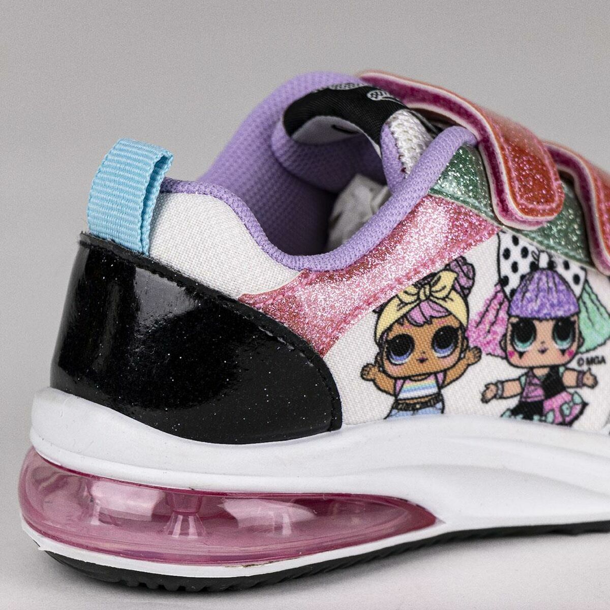 LED Trainers LOL Surprise! Velcro Black-Shoes and accessories, Shoes-LOL Surprise!-Urbanheer