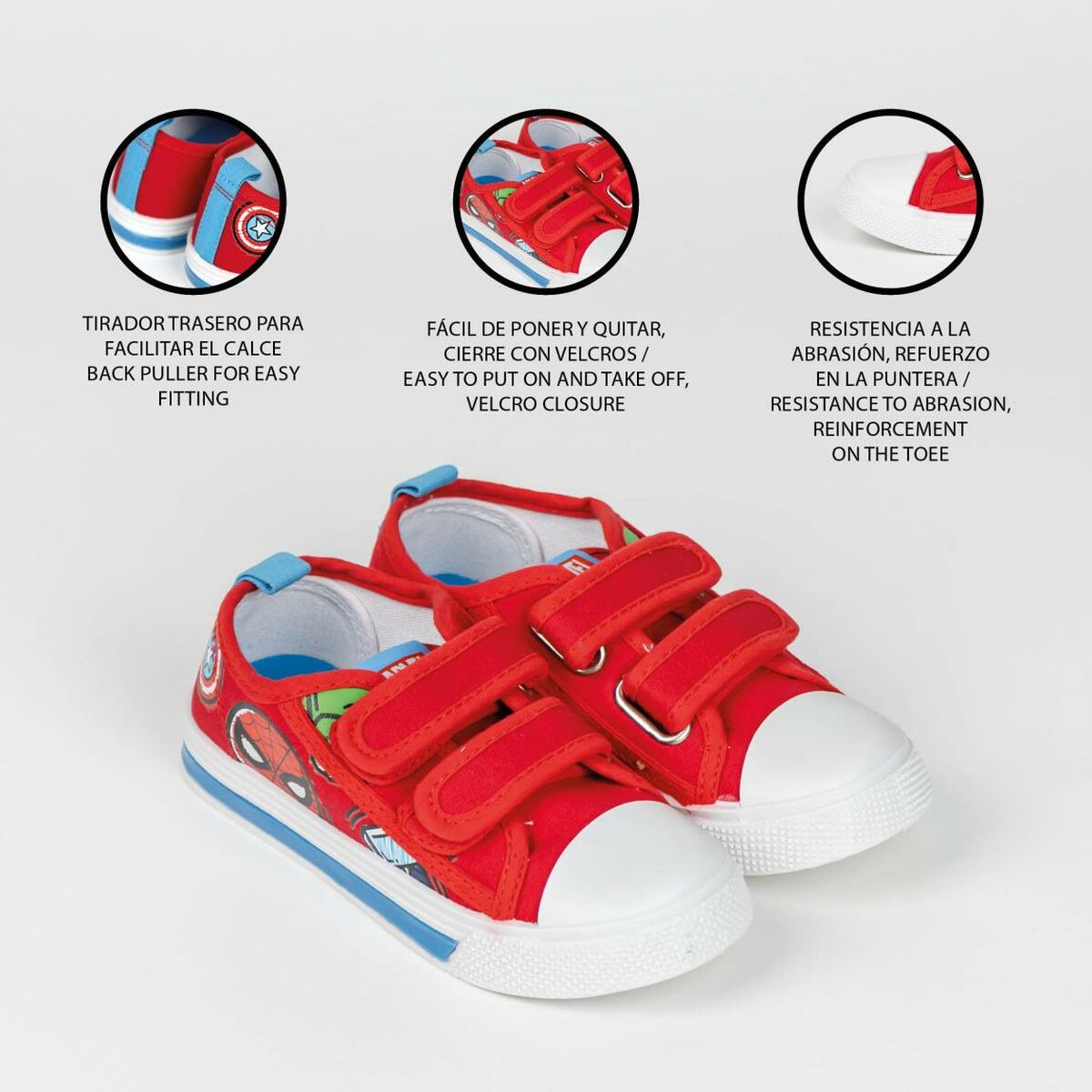 Children’s Casual Trainers The Avengers Red-Shoes and accessories, Shoes-The Avengers-Urbanheer