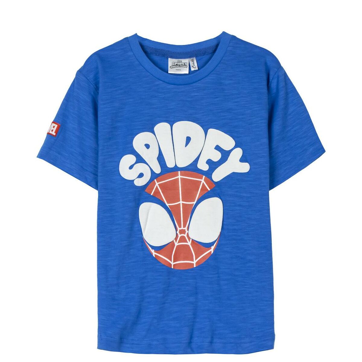 Child's Short Sleeve T-Shirt Spidey Blue-Clothing, Girls-Spidey-Urbanheer