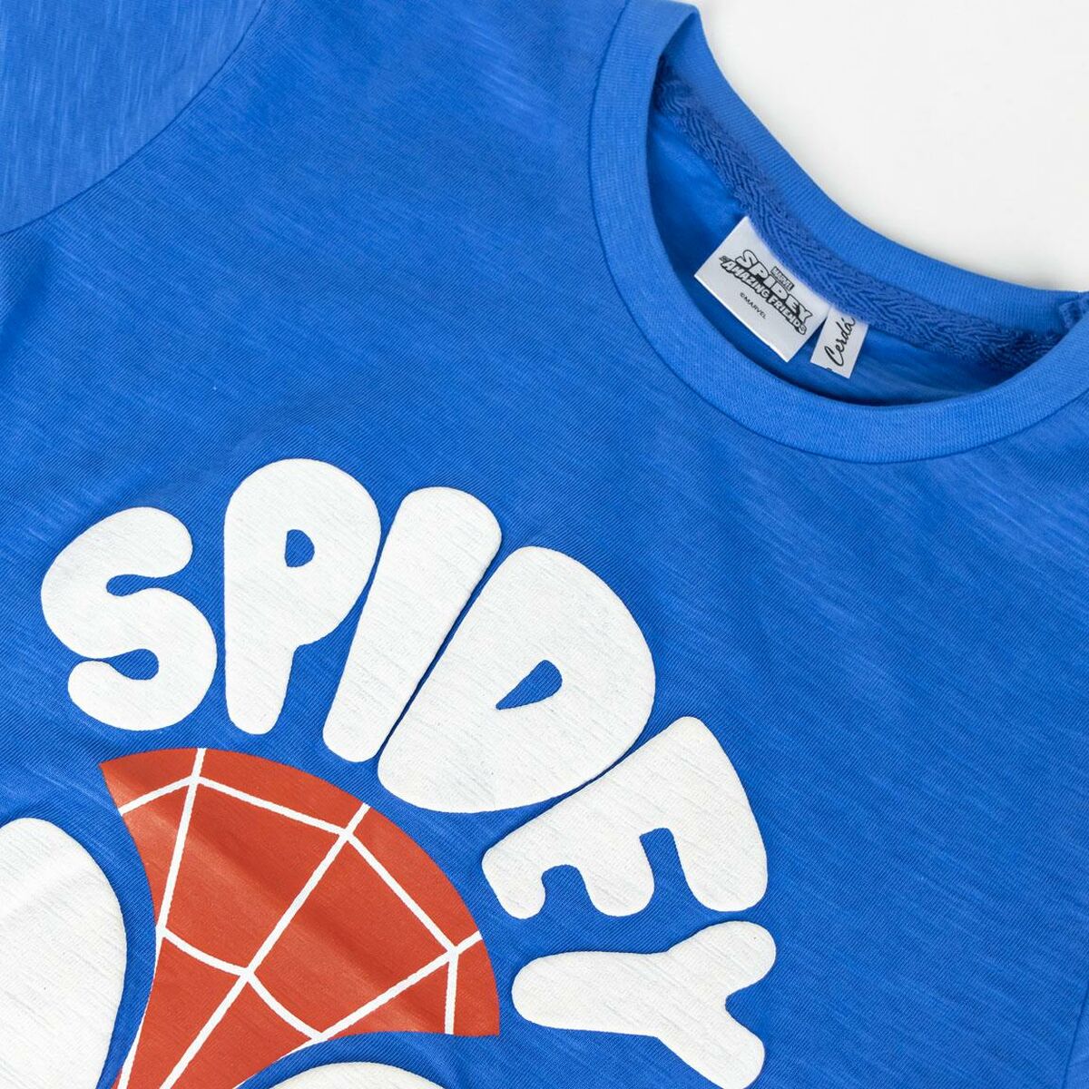 Child's Short Sleeve T-Shirt Spidey Blue-Clothing, Girls-Spidey-Urbanheer