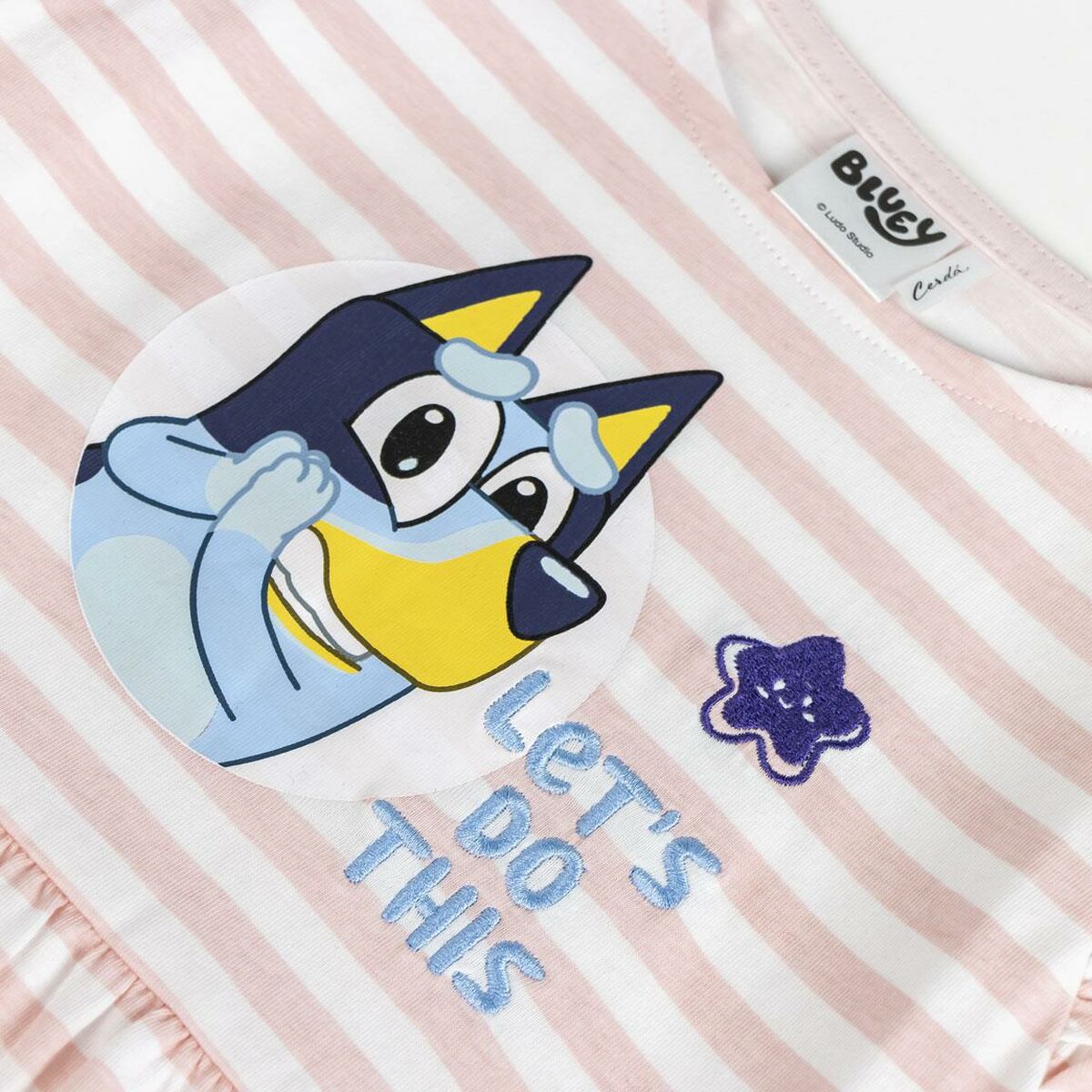 Dress Bluey Pink-Clothing, Girls-Bluey-Urbanheer