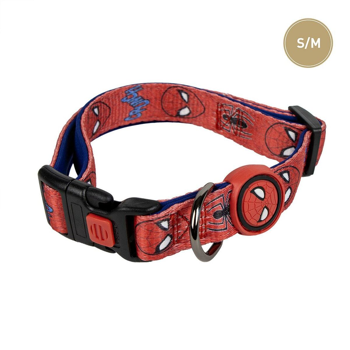 Dog collar Spider-Man Red S/M-Pet products, Dogs-Spider-Man-Urbanheer
